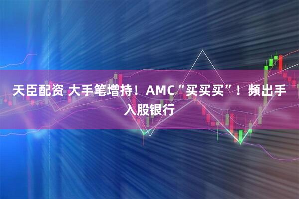 天臣配资 大手笔增持！AMC“买买买”！频出手入股银行