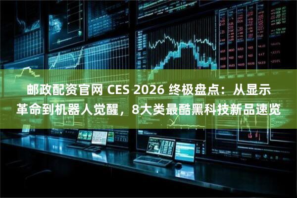 邮政配资官网 CES 2026 终极盘点：从显示革命到机器人觉醒，8大类最酷黑科技新品速览